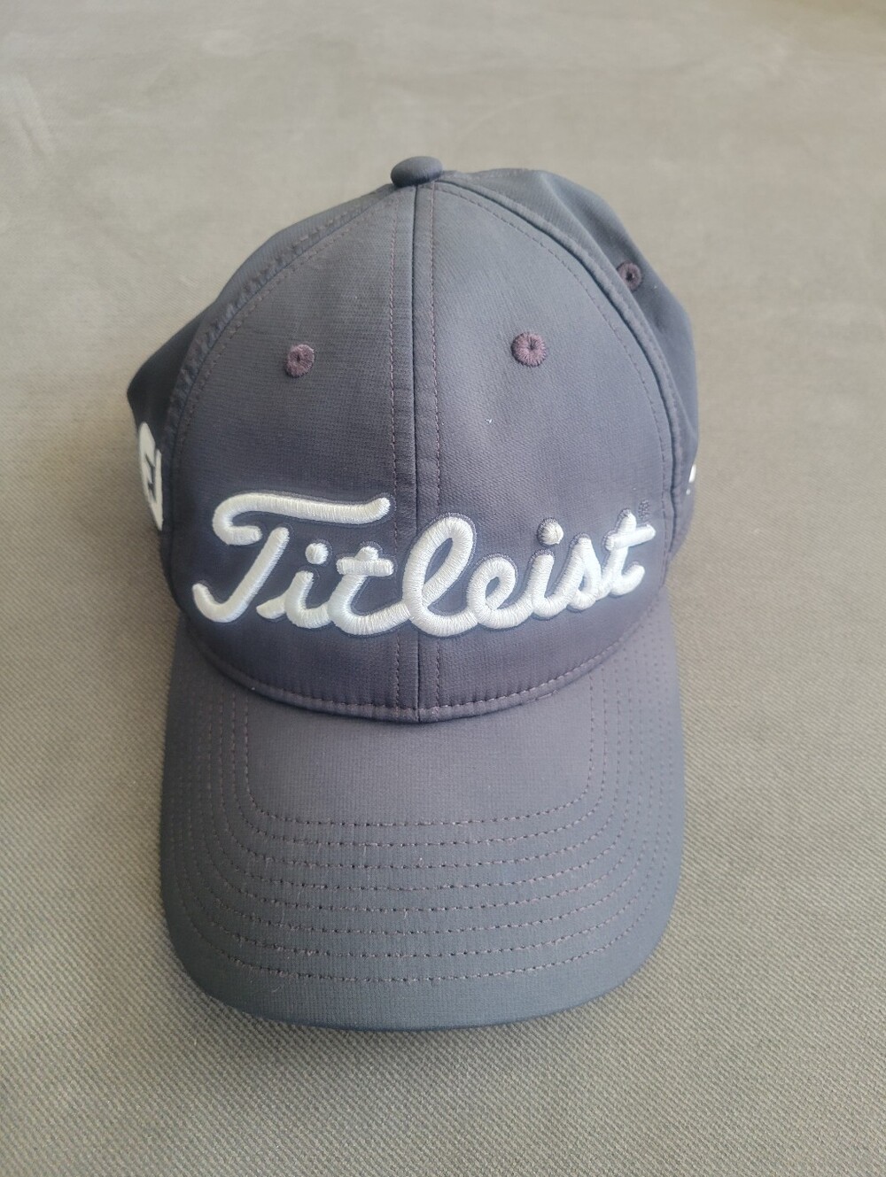 Titleist PRO V1 Foot Joy GOLF Embroidery Black Baseball Cap Hat Adult